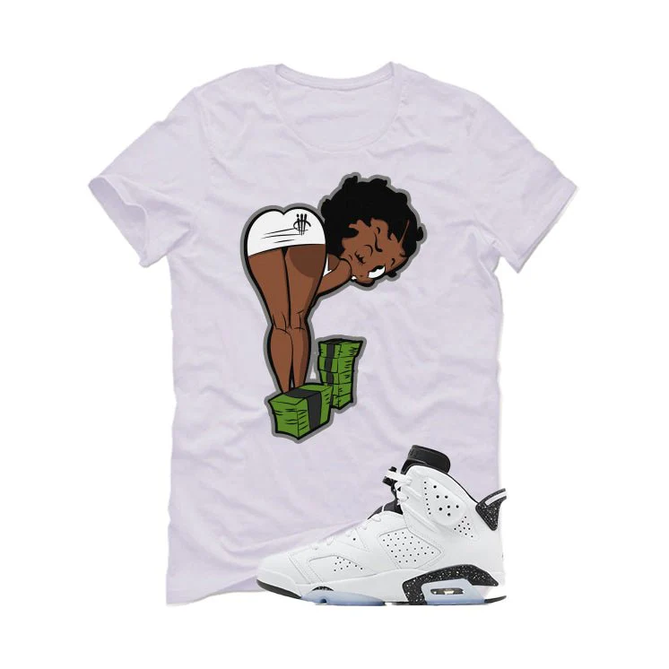 Air Jordan 6 Reverse Oreo White T-Shirt (BOO)| illcurrency - Image 2