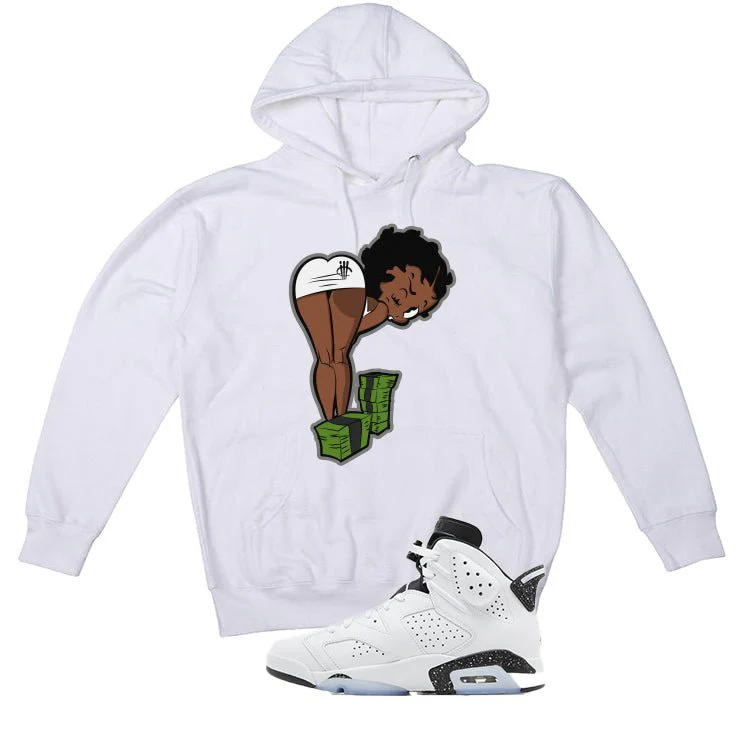 Air Jordan 6 Reverse Oreo White T-Shirt (BOO)| illcurrency - Image 3