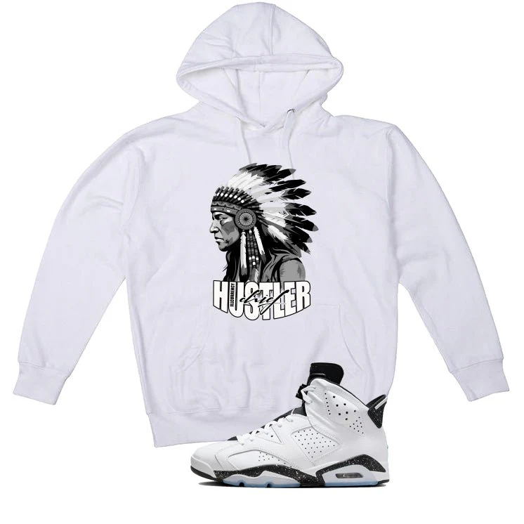 Air Jordan 6 Reverse Oreo White T-Shirt (Chief Hustler)| illcurrency - Image 3