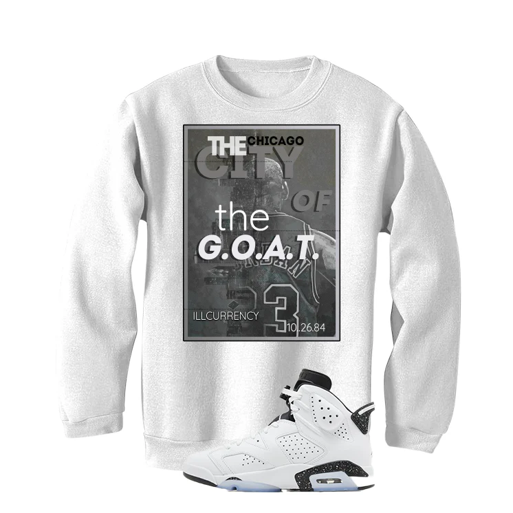 Air Jordan 6 Reverse Oreo White T-Shirt (CITY OF GOAT)| illcurrency - Image 4