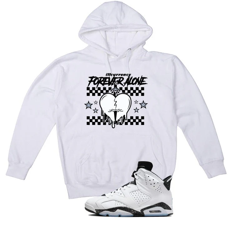 Air Jordan 6 Reverse Oreo White T-Shirt (Forever Alone)| illcurrency - Image 3