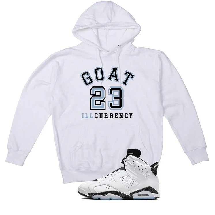 Air Jordan 6 Reverse Oreo White T-Shirt (GOAT 23)| illcurrency - Image 3