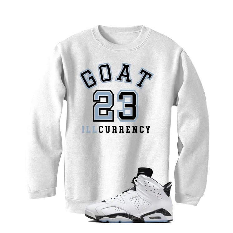 Air Jordan 6 Reverse Oreo White T-Shirt (GOAT 23)| illcurrency - Image 4