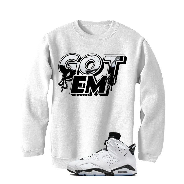 Air Jordan 6 Reverse Oreo White T-Shirt (Got Em)| illcurrency - Image 4