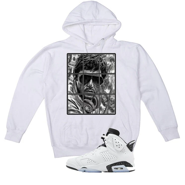 Air Jordan 6 Reverse Oreo White T-Shirt (PACINO)| illcurrency - Image 3