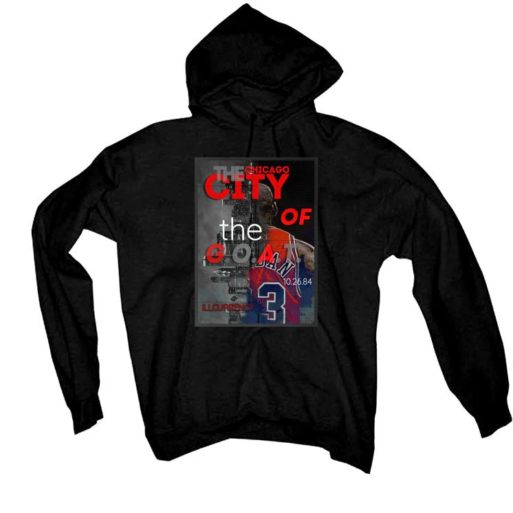 Air Jordan 6 “Toro Bravo” Black T-Shirt (CITY OF THE GOAT) - Image 3