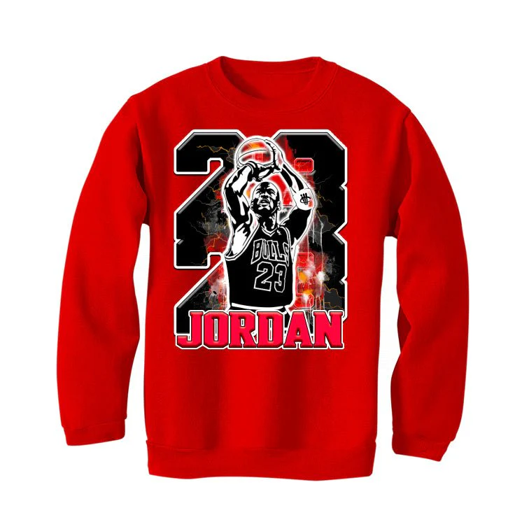 Air Jordan 6 “Toro Bravo” | illcurrency Red T-Shirt (Jordan) - Image 4