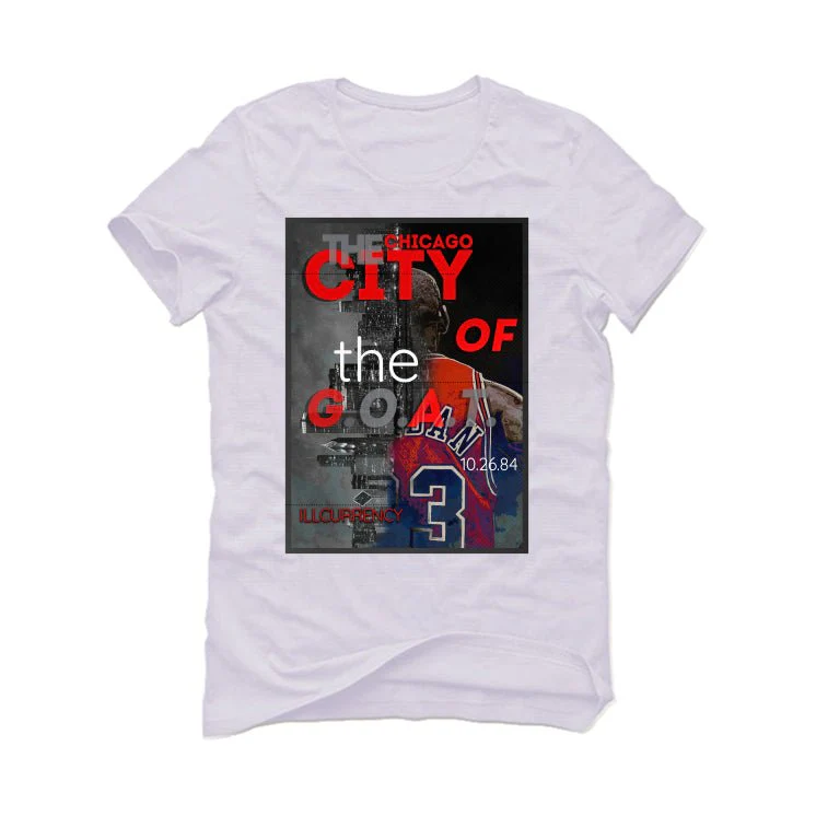 Air Jordan 6 “Toro Bravo” White T-Shirt (CITY OF THE GOAT) - Image 2