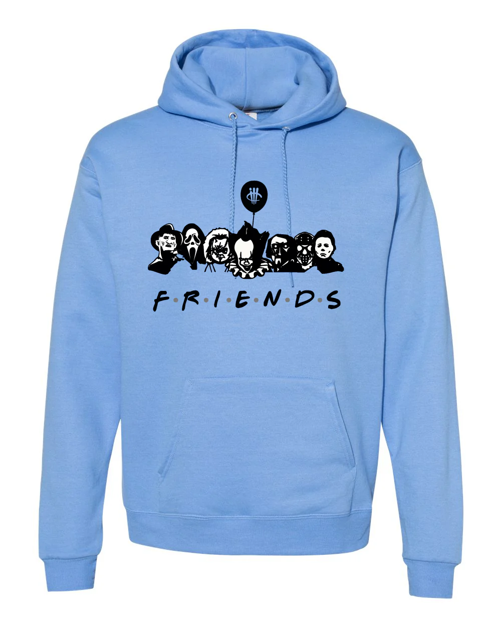 Air Jordan 6 “UNC” 2022 Carolina Blue T-Shirt (Friends) - Image 3