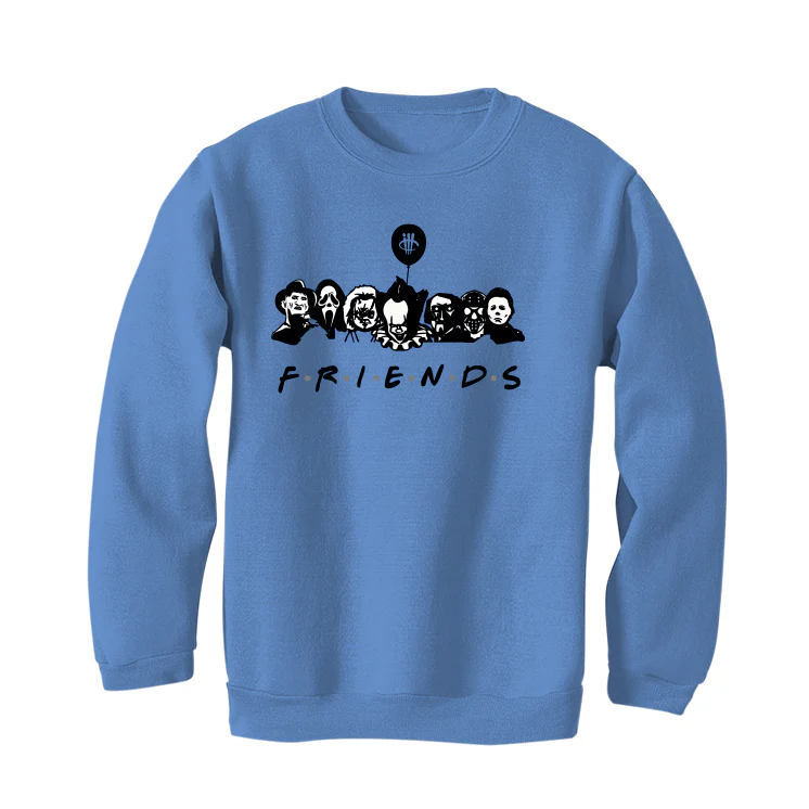 Air Jordan 6 “UNC” 2022 Carolina Blue T-Shirt (Friends) - Image 4