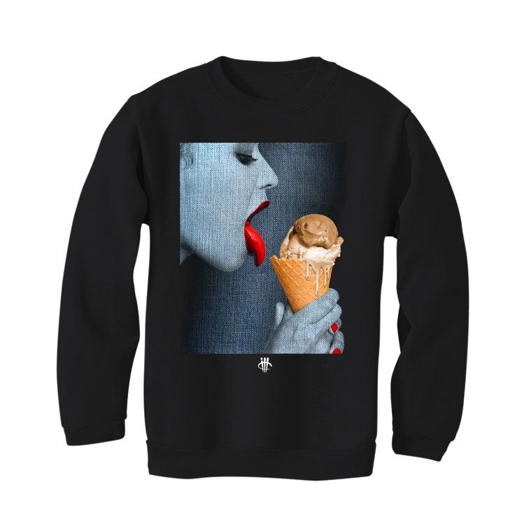 Air Jordan 6 “Washed Denim” Black T-Shirt (Lick It) - Image 3