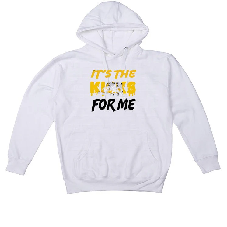 Air Jordan 6 Yellow Ochre | illcurrency White T-Shirt (Its the kicks for me) - Image 3
