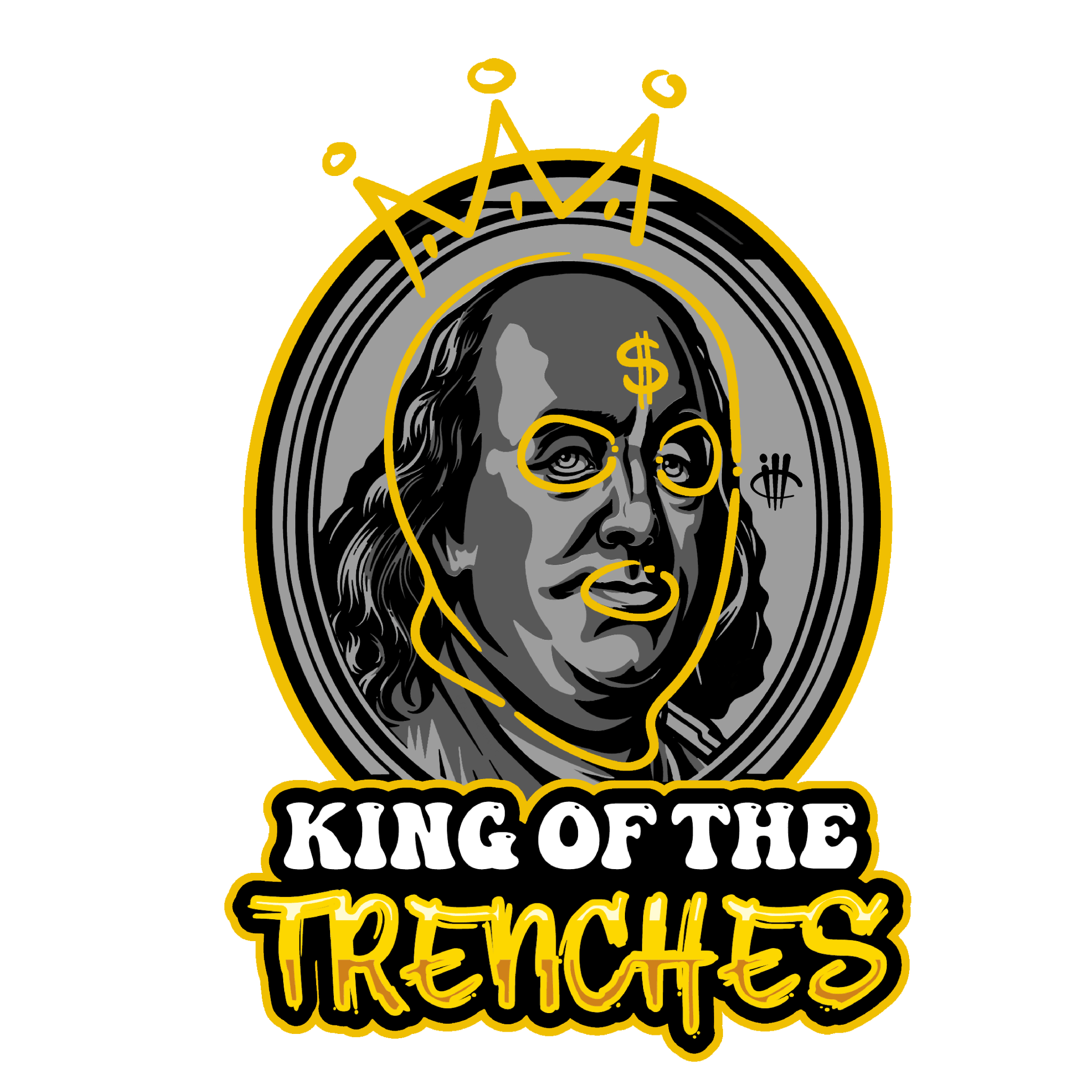 Air Jordan 6 Yellow Ochre | illcurrency White T-Shirt (king of the trenches)