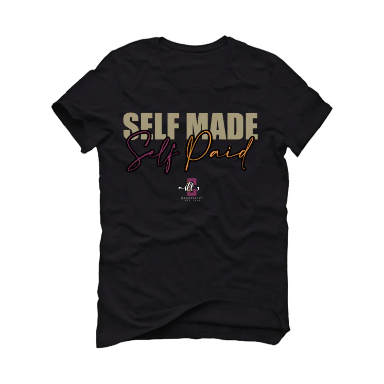 Air Jordan 7 “Black Olive” Black T-Shirt (Self Made Self Paid) - Image 2