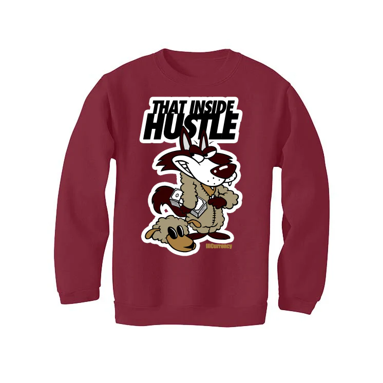 Air Jordan 7 “Black Olive” Maroon T-Shirt (Inside Hustle) - Image 4