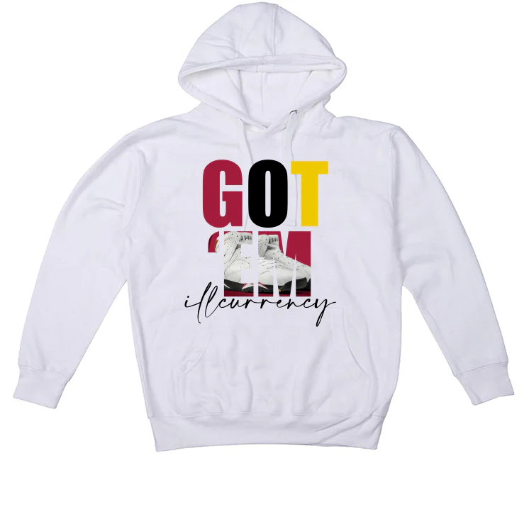 Air Jordan 7 “Cardinal” White T-Shirt (Got Em) - Image 3