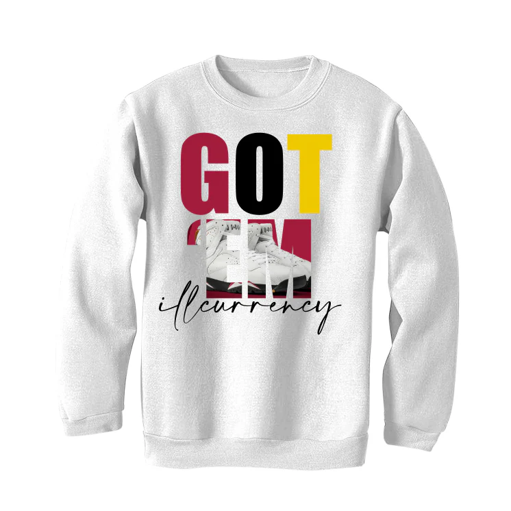 Air Jordan 7 “Cardinal” White T-Shirt (Got Em) - Image 4