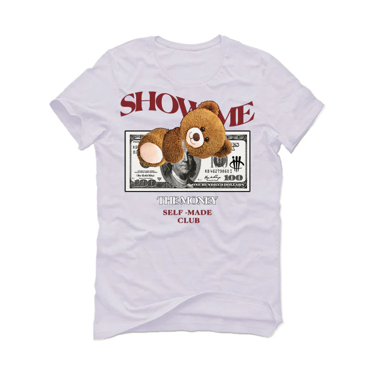 Air Jordan 7 “Cardinal” White T-Shirt (SHOW ME) - Image 2