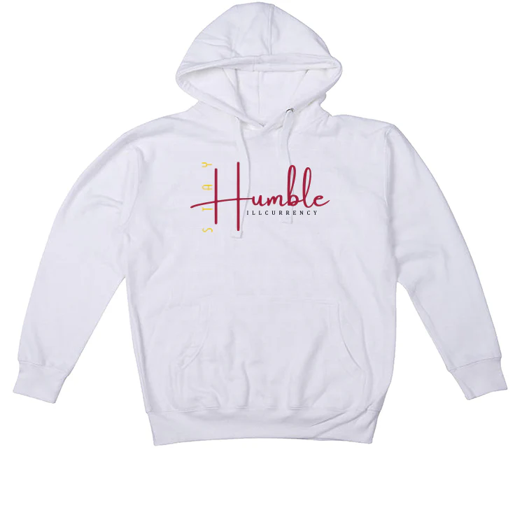 Air Jordan 7 “Cardinal” White T-Shirt (Stay Humble) - Image 3