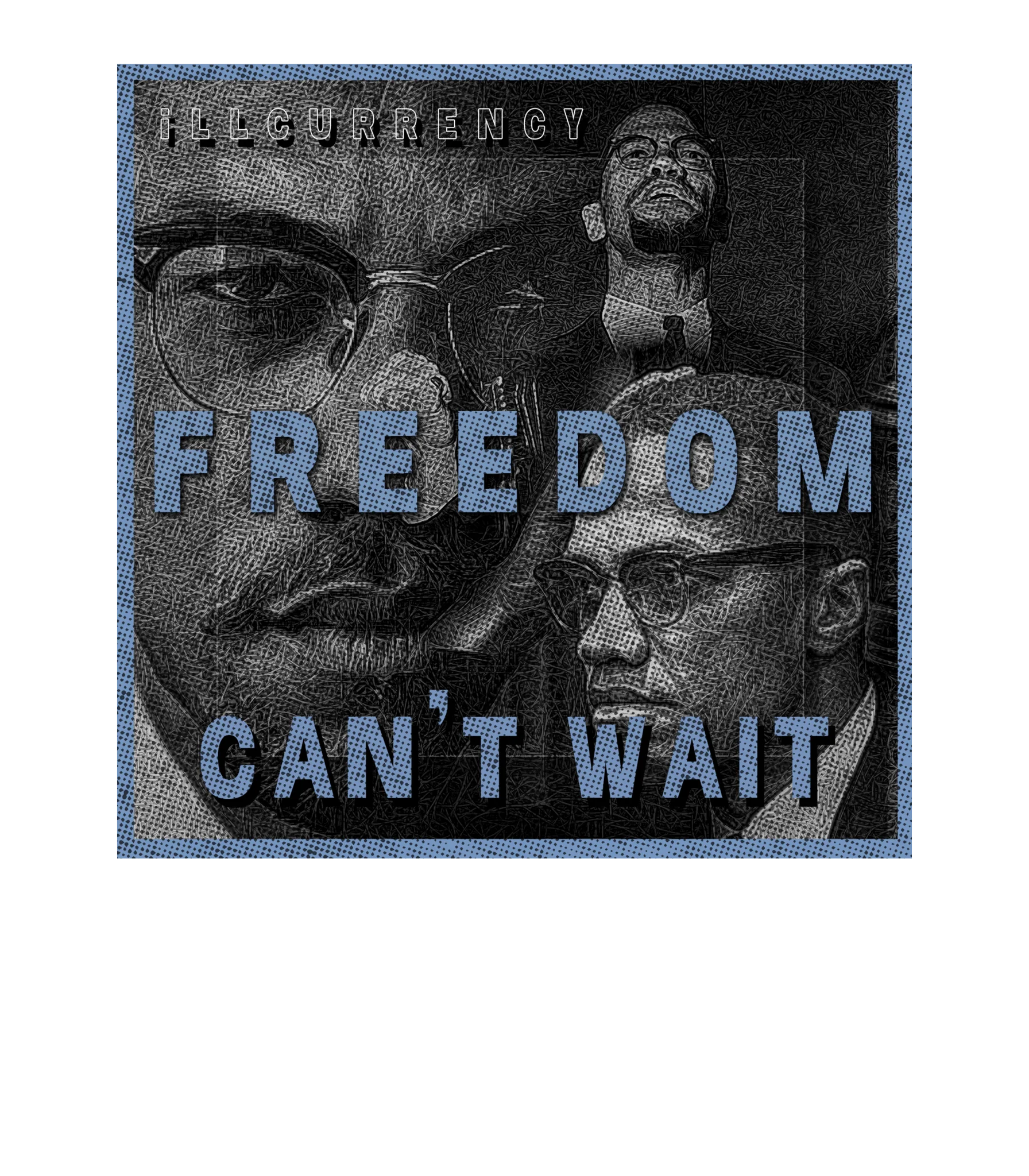 Air Jordan 7 “Chambray” Black T-Shirt (FREEDOM CAN'T WAIT)
