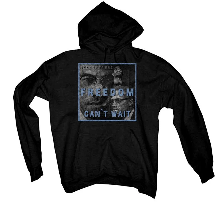 Air Jordan 7 “Chambray” Black T-Shirt (FREEDOM CAN'T WAIT) - Image 3