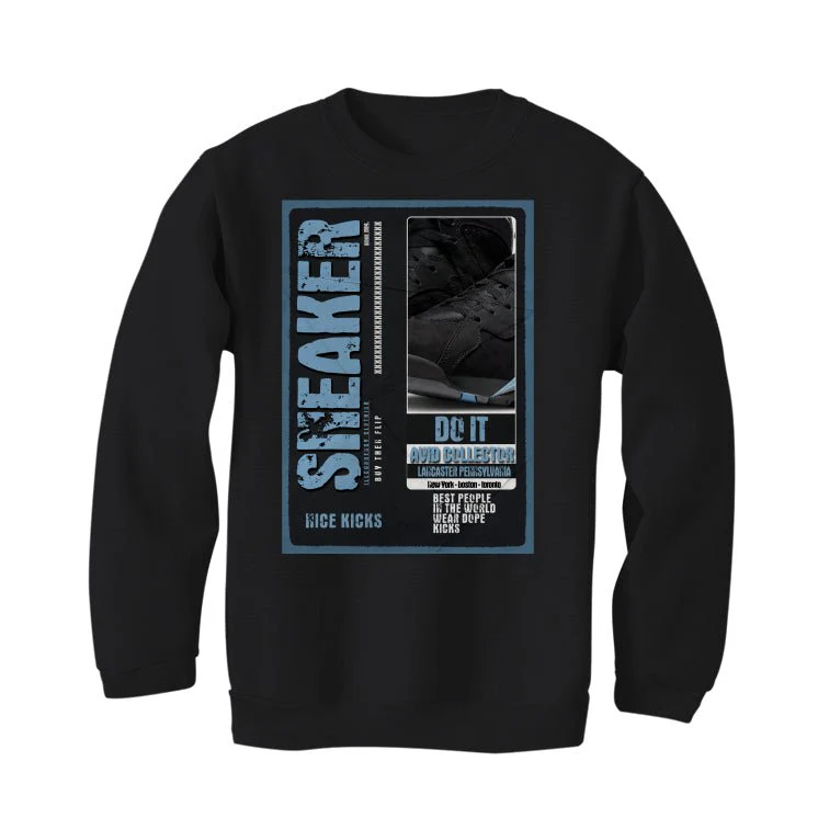 Air Jordan 7 Chambray - Black T-Shirt (SNEAKER COLLECTOR) - Image 4