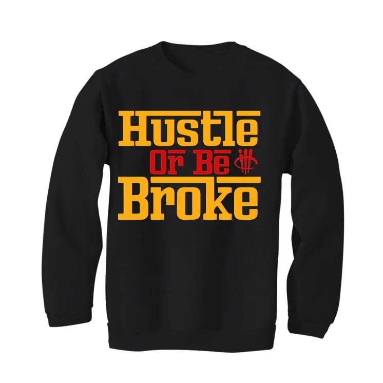 Air Jordan 7 “Citrus” 2022 Retro Black T-Shirt (hustle or be broke) - Image 4
