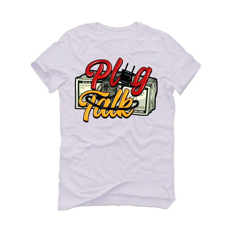 Air Jordan 7 “Citrus” 2022 Retro White T-Shirt (plugtalk) - Image 2