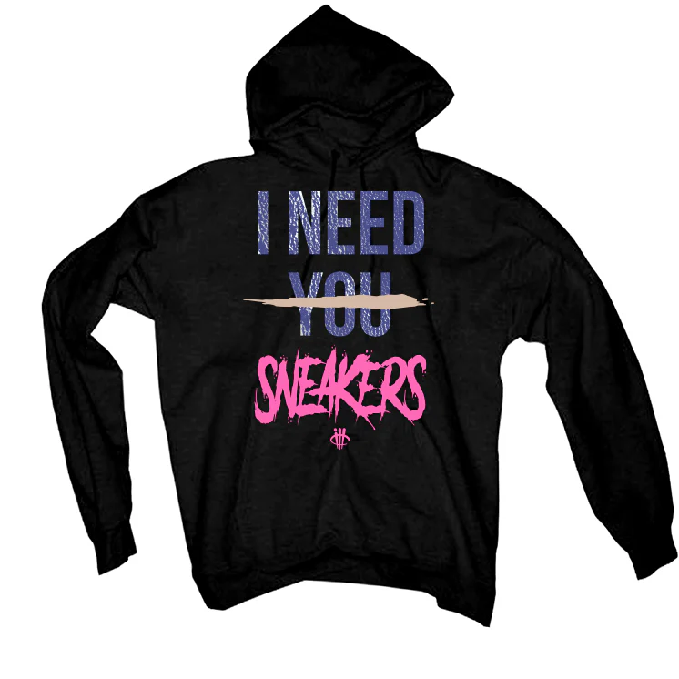 Air Jordan 7 SE "Sapphire" | Illcurrency Black T-Shirt (I need you sneakers) - Image 3