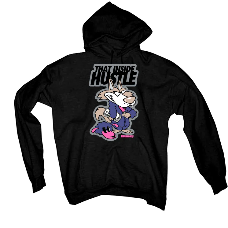 Air Jordan 7 SE "Sapphire" | illCurrency Black T-Shirt (Inside Hustle) - Image 3
