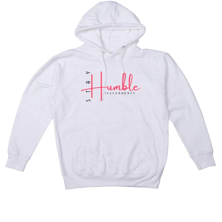 Air Jordan 7 White Infrared - White T-Shirt (Stay Humble) - Image 3
