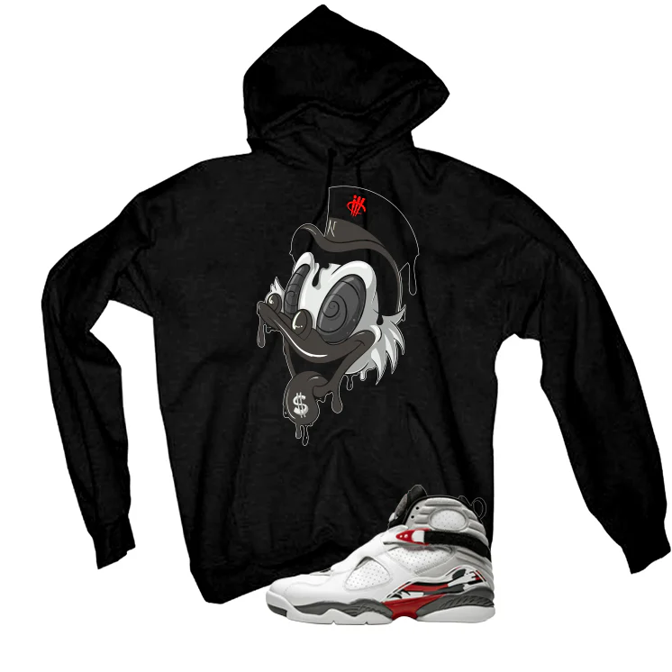 Air Jordan 8 Bugs Bunny Matching T-Shirt, Sweatshirts & Hoodies Black T-Shirt (Money Duck)| illcurrency - Image 3
