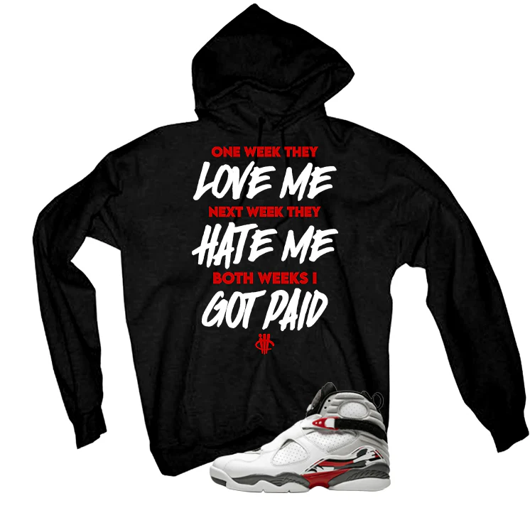 Air Jordan 8 Bugs Bunny Matching T-Shirt, Sweatshirts & Hoodies Black T-Shirt (Paid)| illcurrency - Image 3