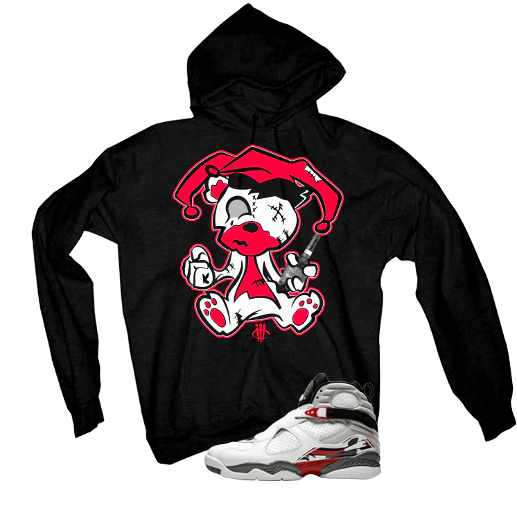 Air Jordan 8 Bugs Bunny Matching T-Shirt, Sweatshirts & Hoodies Black T-Shirt (Teddy Joker)| illcurrency - Image 3