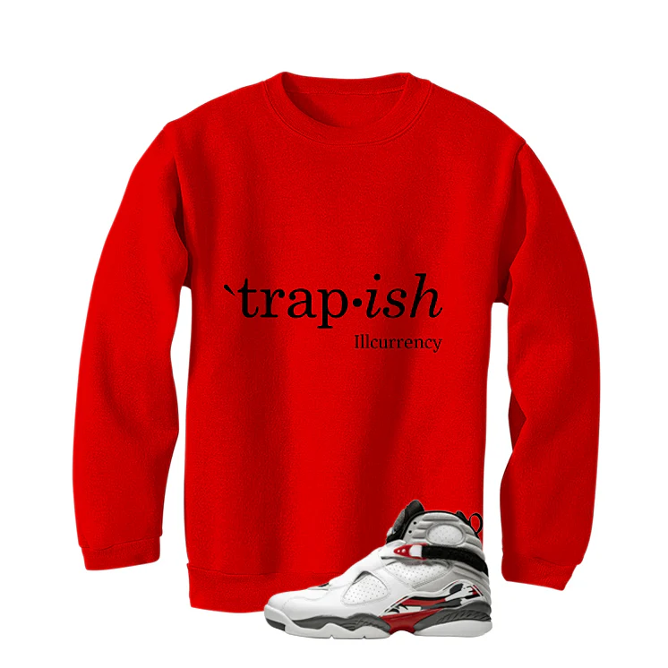 Air Jordan 8 Bugs Bunny Matching T-Shirt, Sweatshirts & Hoodies Red T-Shirt (Trapish)| illcurrency - Image 4