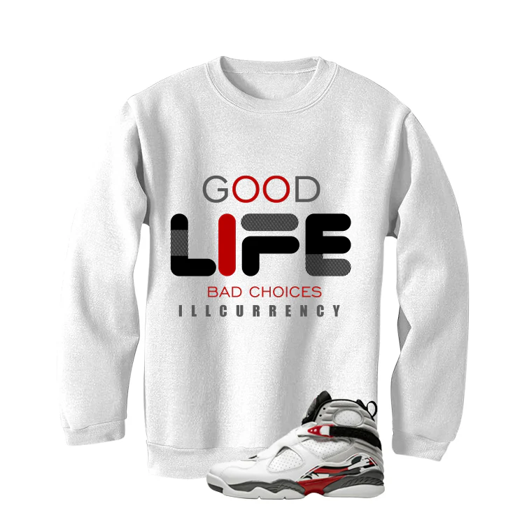 Air Jordan 8 Bugs Bunny Matching T-Shirt, Sweatshirts & Hoodies White T-Shirt (Bad Choices)| illcurrency - Image 4