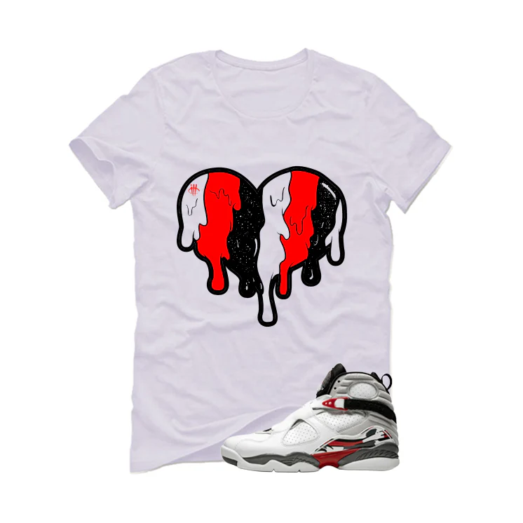 Air Jordan 8 Bugs Bunny Matching T-Shirt, Sweatshirts & Hoodies White T-Shirt (Heart)| illcurrency - Image 2