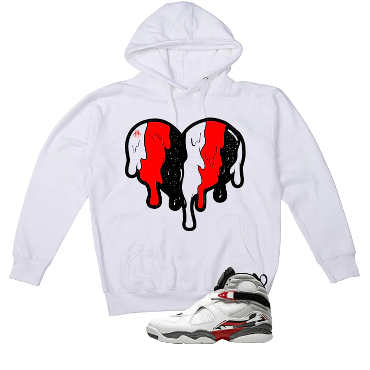 Air Jordan 8 Bugs Bunny Matching T-Shirt, Sweatshirts & Hoodies White T-Shirt (Heart)| illcurrency - Image 3