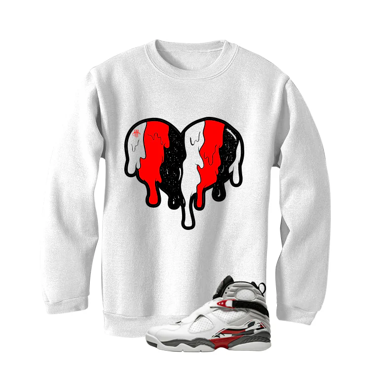 Air Jordan 8 Bugs Bunny Matching T-Shirt, Sweatshirts & Hoodies White T-Shirt (Heart)| illcurrency - Image 4