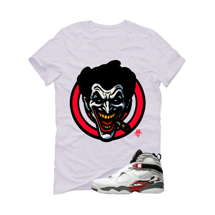 Air Jordan 8 Bugs Bunny Matching T-Shirt, Sweatshirts & Hoodies White T-Shirt (Joke The Joker)| illcurrency - Image 2