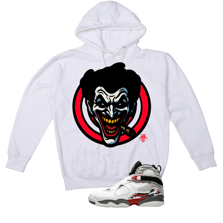 Air Jordan 8 Bugs Bunny Matching T-Shirt, Sweatshirts & Hoodies White T-Shirt (Joke The Joker)| illcurrency - Image 3