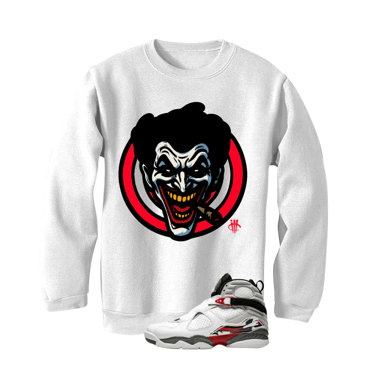 Air Jordan 8 Bugs Bunny Matching T-Shirt, Sweatshirts & Hoodies White T-Shirt (Joke The Joker)| illcurrency - Image 4
