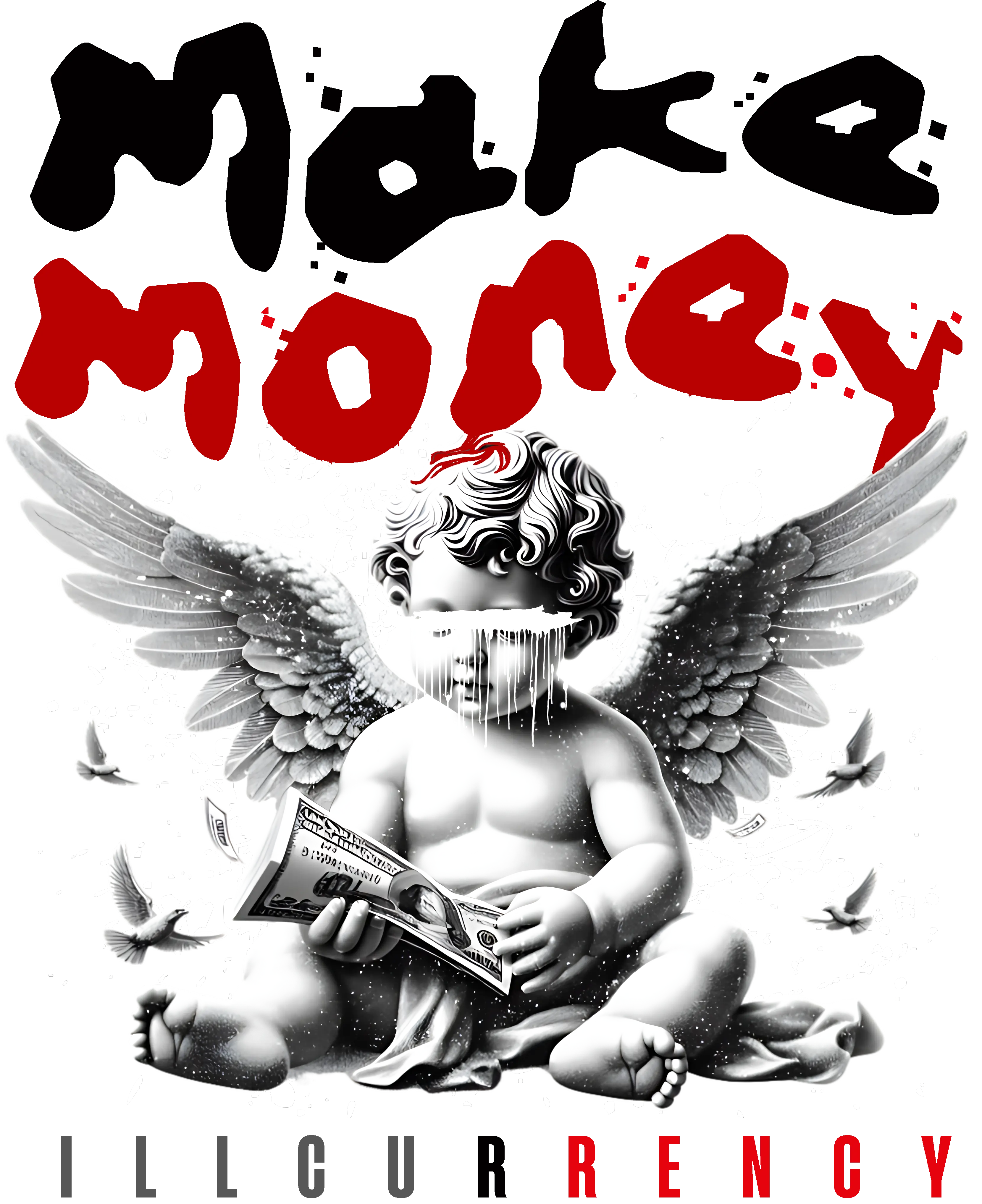 Air Jordan 8 Bugs Bunny Matching T-Shirt, Sweatshirts & Hoodies White T-Shirt (Make Money)| illcurrency