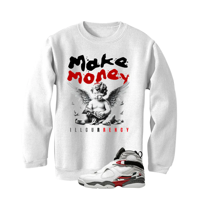 Air Jordan 8 Bugs Bunny Matching T-Shirt, Sweatshirts & Hoodies White T-Shirt (Make Money)| illcurrency - Image 4