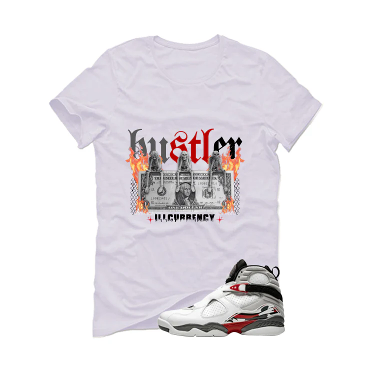 Air Jordan 8 Bugs Bunny Matching T-Shirt, Sweatshirts & Hoodies White T-Shirt (See No Evil Hustler)| illcurrency - Image 2