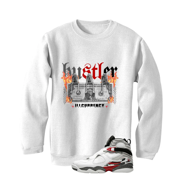 Air Jordan 8 Bugs Bunny Matching T-Shirt, Sweatshirts & Hoodies White T-Shirt (See No Evil Hustler)| illcurrency - Image 4