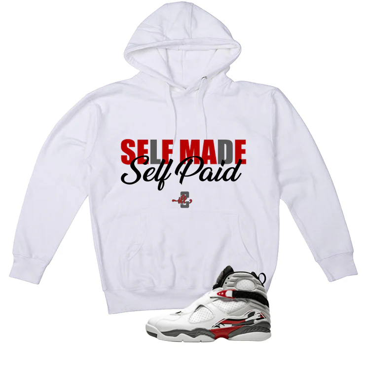 Air Jordan 8 Bugs Bunny Matching T-Shirt, Sweatshirts & Hoodies White T-Shirt (Self Made Self Paid)| illcurrency - Image 3