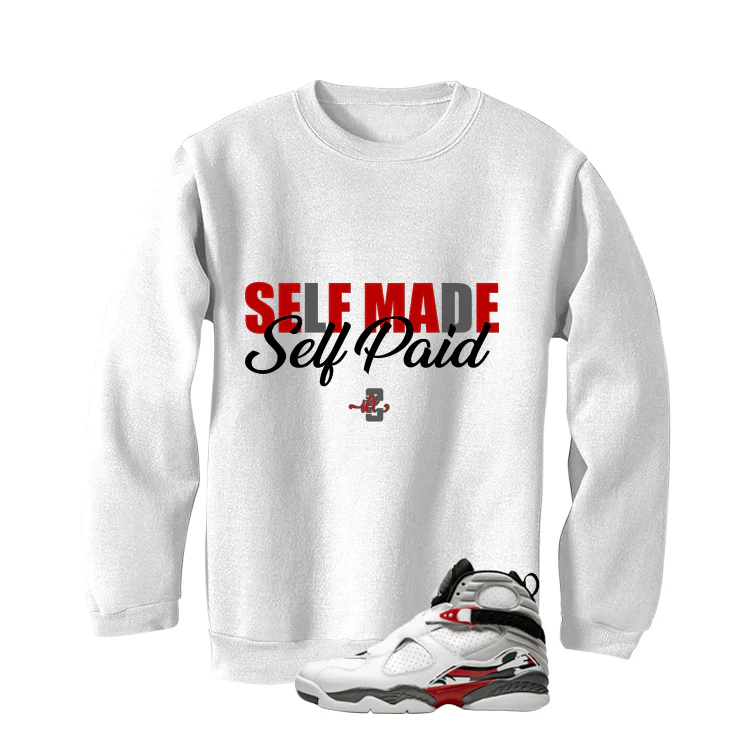 Air Jordan 8 Bugs Bunny Matching T-Shirt, Sweatshirts & Hoodies White T-Shirt (Self Made Self Paid)| illcurrency - Image 4