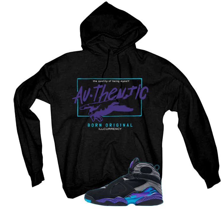 Air Jordan 8 OG Aqua Black T-Shirt (Authentic)| illcurrency - Image 3