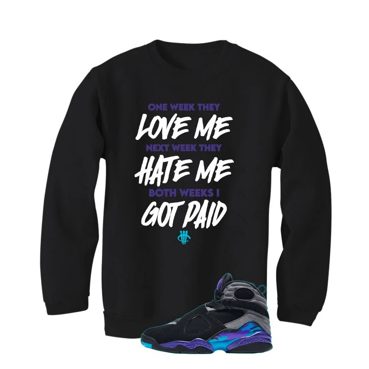 Air Jordan 8 OG Aqua Black T-Shirt (Paid)| illcurrency - Image 4